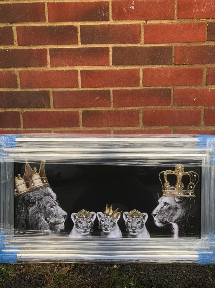 Lion Family Wall Frame 2