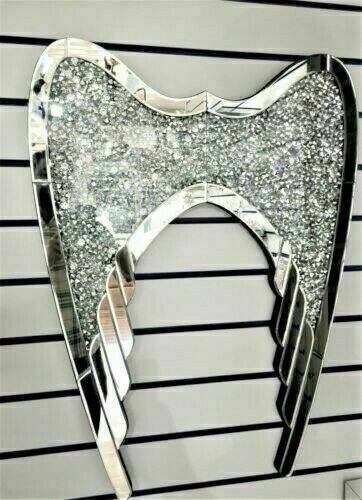 Sparkling Angel Wings Wall Hanging